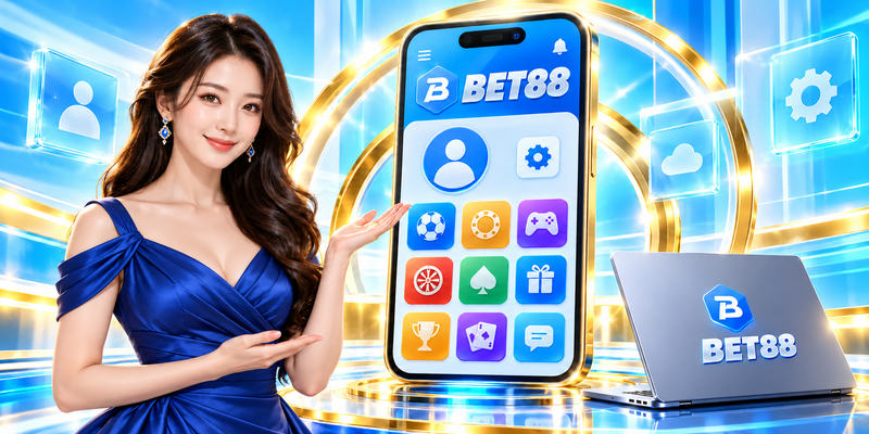 Tài khoản và ứng dụng BET88 trên thiết bị di động